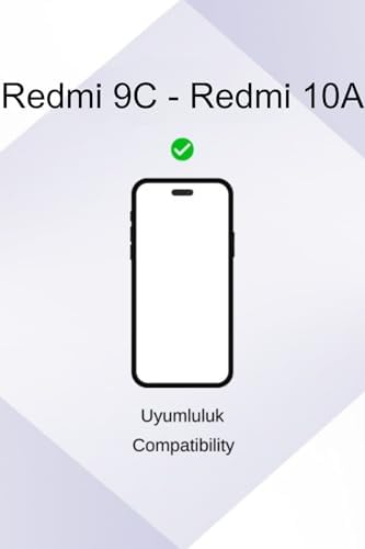 for Redmi 9C - Redmi 10A ile uyumlu darbe emici esnek silikon siyah lansman cep telefonu kılıf (Redmi 9C - Redmi 10A) - Görsel 2