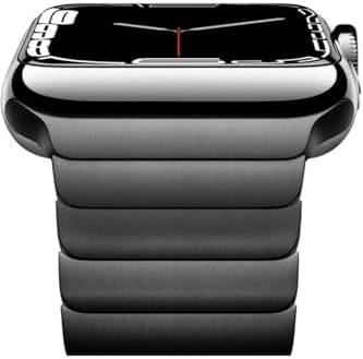 Alternative view of - Apple ile uyumlu Watch 42mm 44mm 45mm 49mm 1/2/3/4/5/6/se/se2/7/8/9/ultra 1/2 Baklalı Metal Kordon