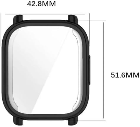 Alternative view of XIAOMI Redmi Watch 5 Lite ile Uyumlu Tam Kapatan Çerceve Önü Kapalı Tasarım Silikon Kılıf Çerçeve Darbe ve çiziklere Karşı Koruma Şeffaf