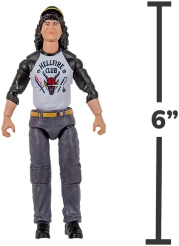 Stranger Things Dustin Henderson Baş Aşağı Koleksiyoncu Figürü - 15 cm Yumuşak İyi Giysiler ve Benzersiz Aksesuarlarla Son Derece Detaylı Figür - Görsel 3