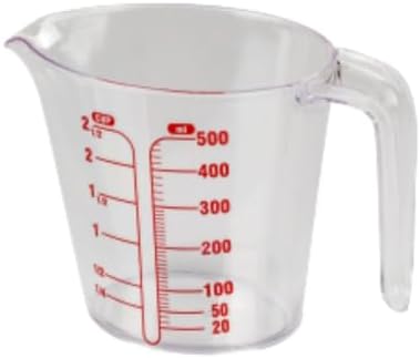 Dereceli Ölçü Kabı 1000 ml Hacminde 10 Aralıklı Sert Plastik Ölçü Kabı 1L (1, 500 ml) - Görsel 3