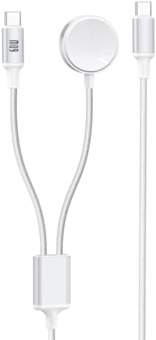 60W PD Multi Fonksiyonel Şarj Kablosu 2in1 Universal Şarj Kablosu Type-C to Type-C Uçlu 1.2 Metre Uzunluk Akıllı Saat Watch Uyumlu U06C02