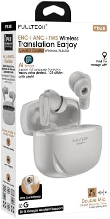 Alternative view of Fulltech FB28 Smart AI Çevirmen Kulaklık Bluetooth 5.0-135 Dil Gerçek Zamanlı Çeviri