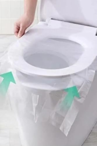 Alternative view of 50 Adet Kullan At Pratik Kullanımlı Hijyenik Klozet Kapağı Poşeti