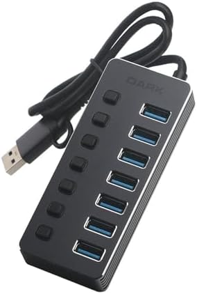 Alternative view of DARK Connect Master 7+1 Hızlı Şarj Adaptörlü USB Hub, USB 3.0