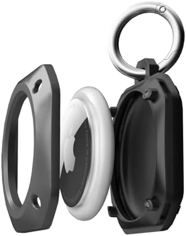 Alternative view of TagSafe ProShield Taşınabilir Anahtarlık AirTag Uyumlu Kılıf (Black)