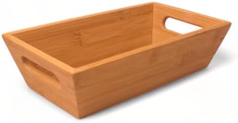 Bambu Ekmek Sepeti 23x13x7cm, Bambu Ekmeklik, Bambu Ekmek Sunumluk - Görsel 3