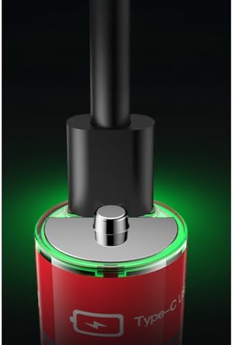 YP88 4 Adet Şarj Edilebilir Yüksek Verimli 1430 mAh 1.5V AA Pil - Siyah - Görsel 3