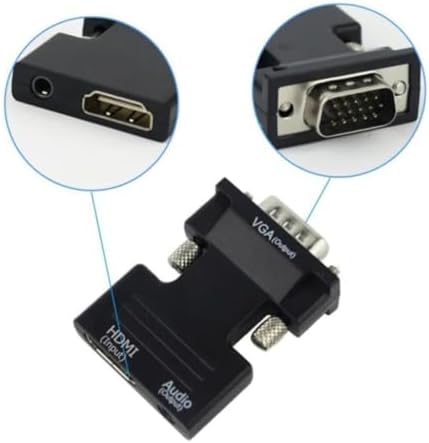 Ses Destekli HDMI To VGA Dönüştürücü Adaptör - Görsel 3