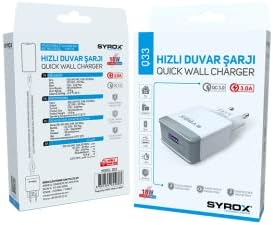 18W 3.0A QC şarj adaptörü, hızlı ve güvenli akıllı cihaz