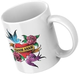 Canım Anam Baskılı Kupa Bardak Hediyelik Çay Kahve Kupası - Görsel 2