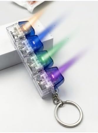 Alternative view of RGB Işıklı Mekanik Klavye Tuşlu Stres Atma Anahtarlığı - 4'lü Fidget Toy