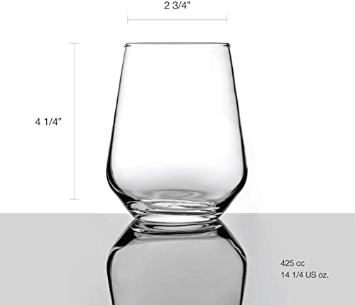 Allegra 6'lı set, şarap, meyve suyu, su, viski, 425 ml - Görsel 2