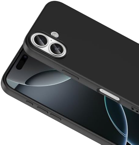 Alternative view of iPhone 17 İle Uyumlu Kılıf Z-Mara Lansman Vieri Tam Koruma Arka Kapak Kamera Koruma Çıkıntılı Pürüzsüz Yüzey Siyah
