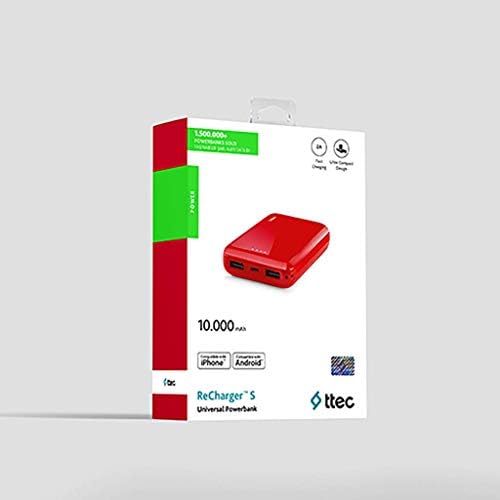 Alternative view of 2BB174K ReCharger S Taşınabilir Şarj Aleti / Powerbank, 10.000 mAh, Kırmızı