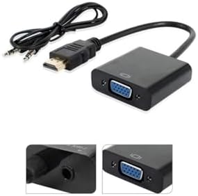 4488 Hdmı To Vga Ses Destekli Monitör Dönüştürücü Kablo Çevirici Adaptör - Görsel 3