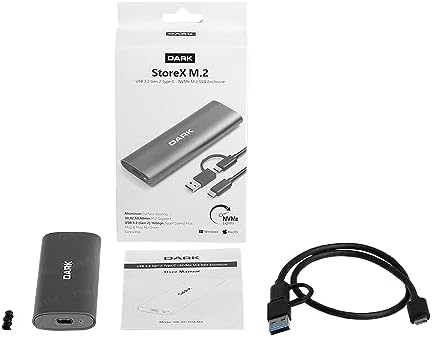 Dark USB Type C - M.2 NVMe Disk Kutusu - Görsel 3