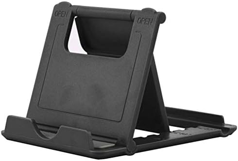 Univarsal Masa Üstü Tablet Standı 5 farklı açıda ayarlanabilir Yan veya düz konum alabilen, Telefon ve Tablet Standı Fold Stand (Siyah). - Görsel 3