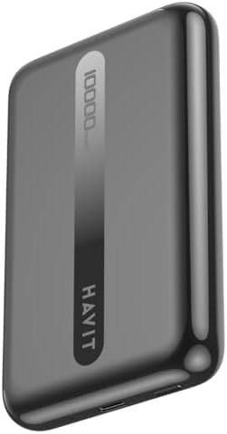 Alternative view of PB5246 10.000 mAh Manyetik Kablosuz Powerbank 15W Kablosuz 20W PD (Siyah)