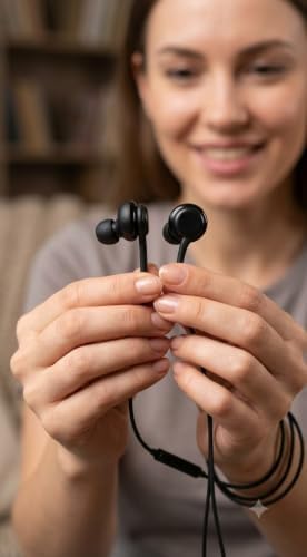 AKG Tarz Type c Kablolu Kulaklık, Type-C Girişli, Cihaz Seçmez, HiFi Ses, Dahili Mikrofon, Ergonomik Tasarım, Hasır Sarım, Kablo üzerinde ses açma kapama ve cevaplama tuşlu DLX-15