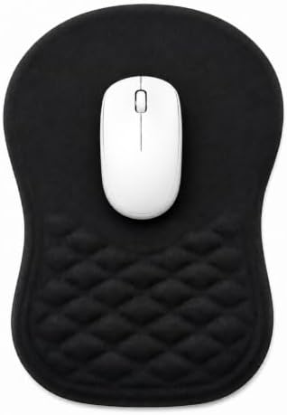 Alternative view of Ergonomik Premium Bilek Destekli Mouse Pad – Kaymaz Tabanlı Mouse Altlığı, Ofis ve Ev Kullanımı İçin Konforlu Bilek Destekli Fare Pedi, Siyah
