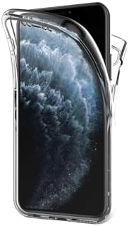Apple Iphone 11 Pro (5,8) 360 Kılıf Silikon Şeffaf Ön Arka Kmp ile uyumlu