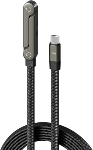 Alternative view of 240W Hasır Kablo 1.5METRE Type-c Type-c Şarj Kablosu TİP C Telefon Stand Tutucu Katlanabilir Telefon Tutucu Örgülü Macbook Tablet Hızlı Şarj 240 W