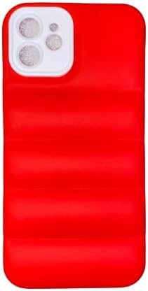 Sloth Puffer Kılıf iPhone 12 (Kırmızı)