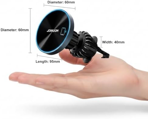 Alternative view of JR-ZS240 Pro Manyetik Kablosuz Araç Şarj Cihazı