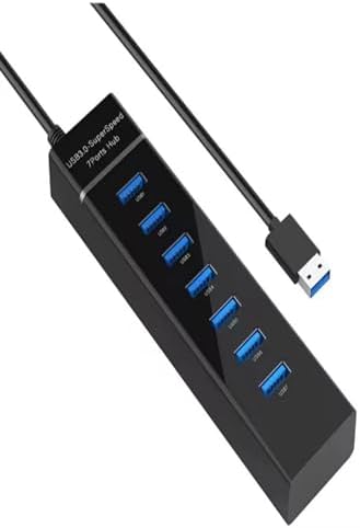 Ul307 7 Port Usb 3.0 Hub Usb Hub 3.0 Çoğaltıcı 7 Port Usb Hub 5 Gbps Usb Splitter Usb Çoklayıcı - Görsel 2