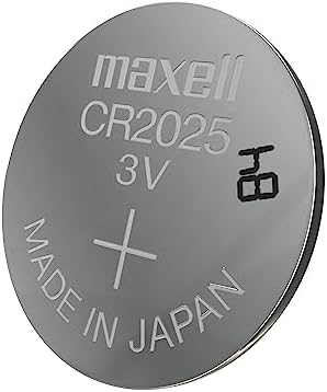 Alternative view of Maxell CR2025 piller, 5 adet, Lityum, 3 V, 170 mAh, gri