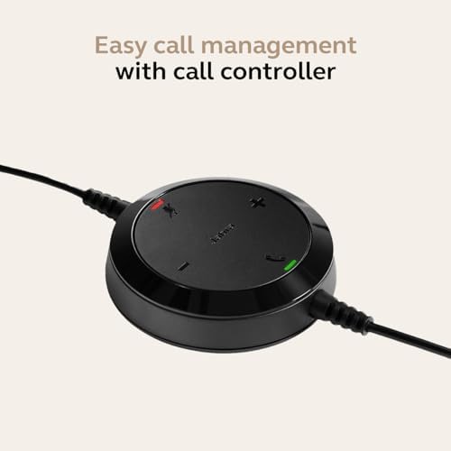 Alternative view of Evolve 20 Stereo Kulaklık – Microsoft Sertifikalı Kulaklıklar VoIP Softphone için Pasif Gürültü Önleyici – USB C Kontrollü – Siyah