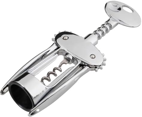 Alternative view of Metal Tirbuşon Şarap Açıcı – 304 Paslanmaz Çelik Mantar Kapak Açacağı, Dayanıklı ve Ergonomik Şarap Açma Aparatı