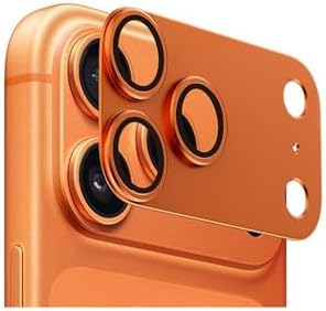 Alternative view of Senon Apple iPhone 17 Pro Max İçin Zore CL-20 Kamera Lens Koruyucu (Turuncu)