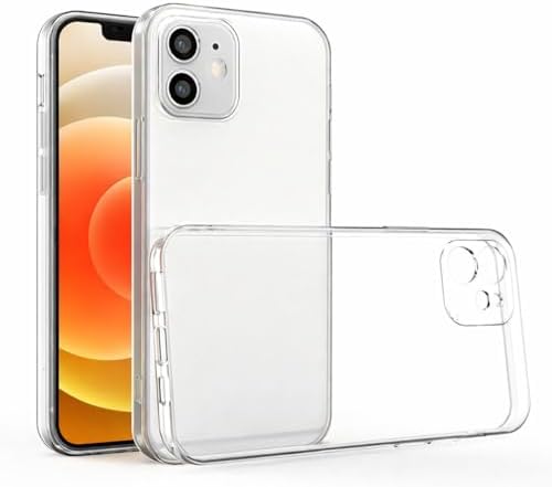 Apple iPhone 12 ile Uyumlu Kılıf Şeffaf Silikon Kamera Korumalı 3D - Görsel 3