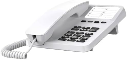 Alternative view of Gigaset DESK 400 - Elastik kablolu kablolu telefon - 10 kısa seçim girişi için yer - seçim tekrarlama - işitme cihazı uyumlu - MFV veya darbe seçimi ayarlanabilir, beyaz