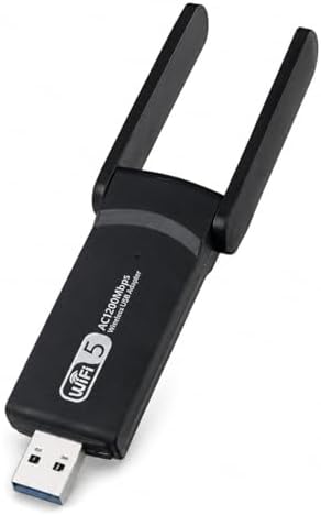 Alternative view of PX-AC1200 USB 3.0 WiFi Adaptör, Realtek RTL8812BU, AC1200/AC1300 Dual Band 2.4G-5G, 802.11ac Kablosuz Ağ Alıcı, PC Laptop Masaüstü için Wireless USB Dongle