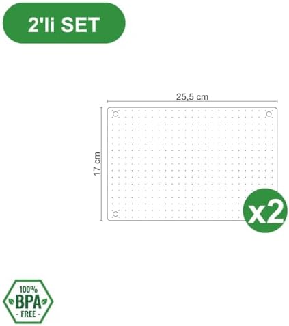 Modüler Organizer Set Çekmece İçi Dolap İçi Düzenleyici Organizer Kristal (2'li Set)
