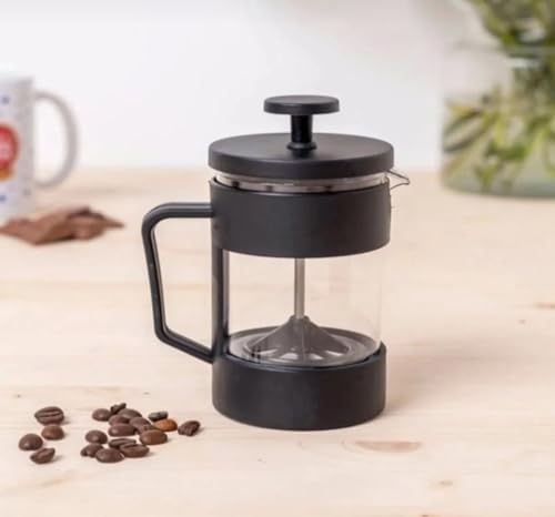 Alternative view of SİYAH MİKA French Press Kahve Demleme Sürahisi, Cam ve Metal Gövde, 350 ML Kapasiteli, Bitki Çayı Demliği