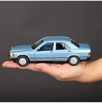 Alternative view of Burago Mercedes-Benz 190E 2.6 1987 Model Araba, 1:24 Ölçek, Mavi, Diecast Metal Oyuncak
