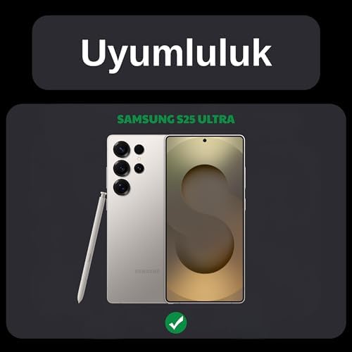 Safir Temperli Kamera Lens Koruyucu, Galaxy S25 Ultra ile Uyumlu (Titanyum Gümüş) - Görsel 2