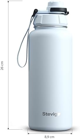 1 Hand Leak-Proof Sızdırmaz Çelik Termos 1000 Ml Ice Melt ST-216