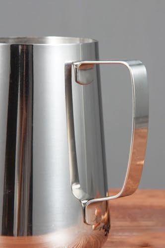 304 Çelik 900 ml Kahve Süt Köpürtme Potu Sütlük Pitcher cin504 - Görsel 3