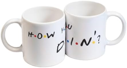 How You Doin Friends Temalı Seramik Kahve Kupası - Görsel 2