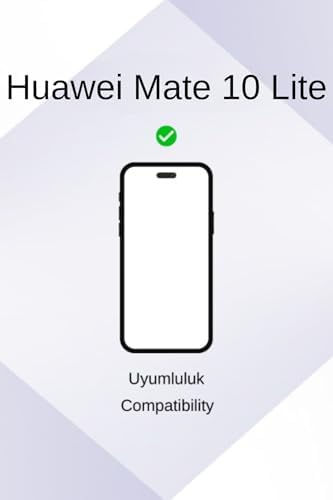 for Mate 10 Lite ile uyumlu darbe emici esnek silikon siyah lansman cep telefonu kılıf ( Mate 10 Lite) - Görsel 3
