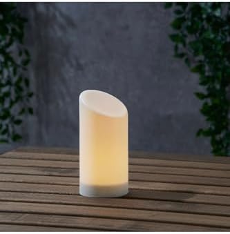 Alternative view of Adellövskog Beyaz 16 Cm Led'Li Blok Mum Ürün