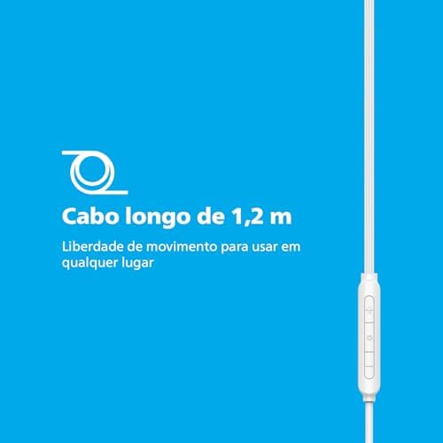 , Mikrofonlu Kulaklık, TAE2146WT/00, Kablolu USB-C 5ft, Kulak İçi Kulaklık, Beyaz - Görsel 3