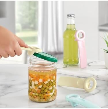 Alternative view of Dayanıklı Çift Taraflı Şişe ve Konserve Açacağı – Paslanmaz Çelik, Ergonomik Sap, Mutfak ve Bar İçin Pratik Açacak