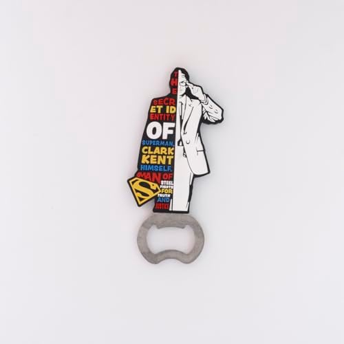 Alternative view of Superman - Clark Kent Collectible Lisanslı Manyetik Şişe Açacağı