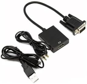 4674 Vga To Hdmi Çevirici Dönüştürücü Adaptör Kablo Ucu Çevirici - Görsel 3